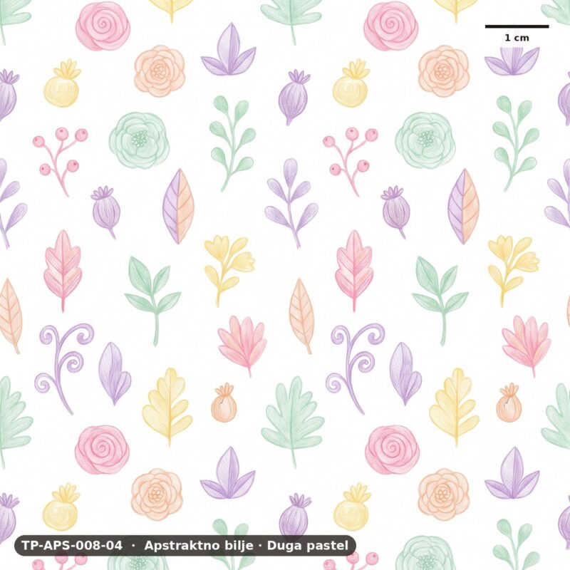 Apstraktno bilje · Duga pastel – TP-APS-008-04