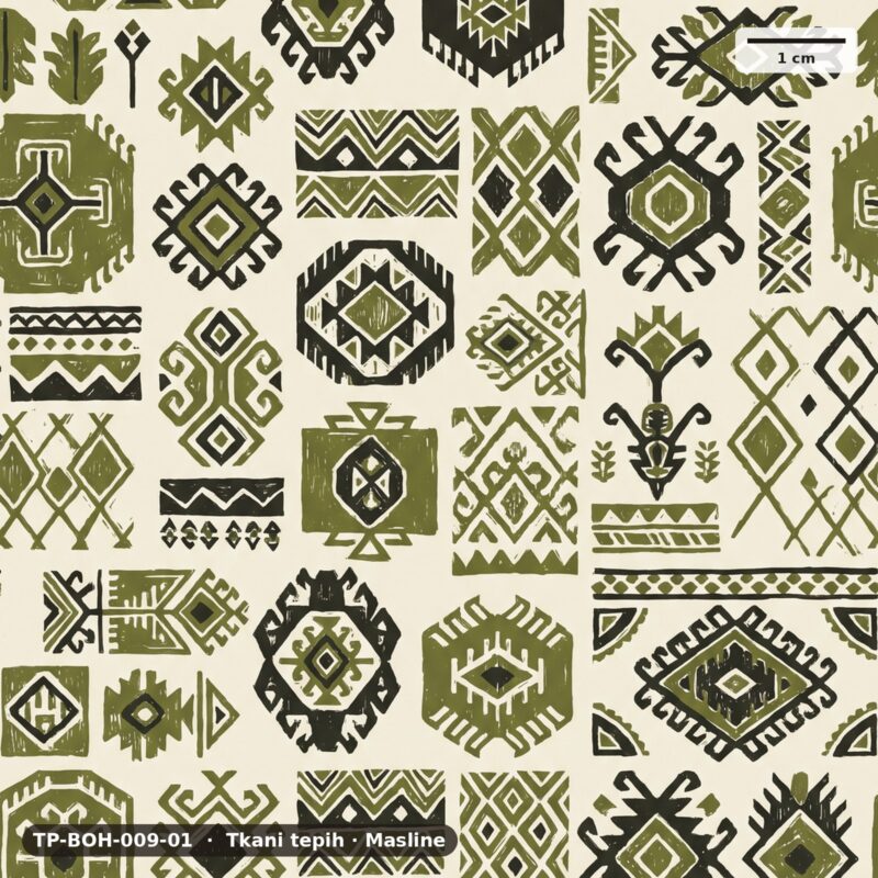 Tkani tepih · Masline – TP-BOH-009-01