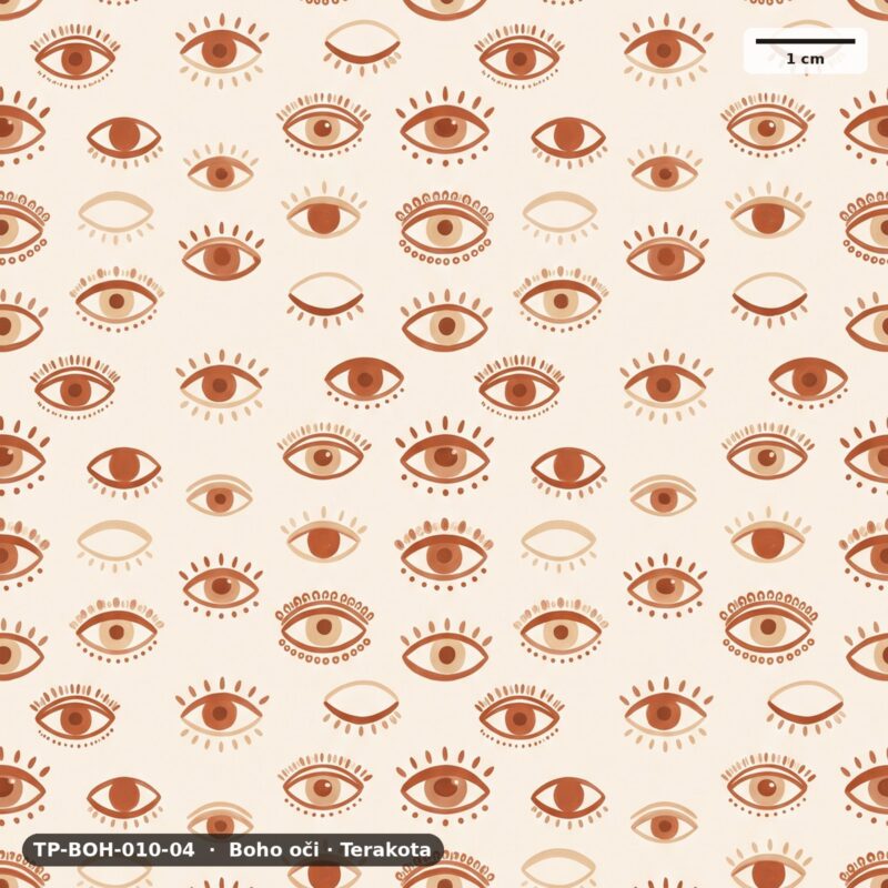 Boho oči · Terakota – TP-BOH-010-04