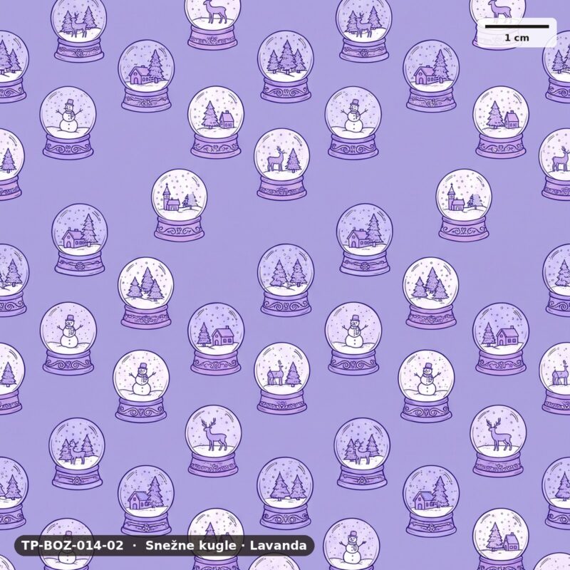 Snežne kugle · Lavanda – TP-BOZ-014-02