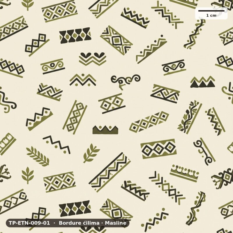 Bordure ćilima · Masline – TP-ETN-009-01