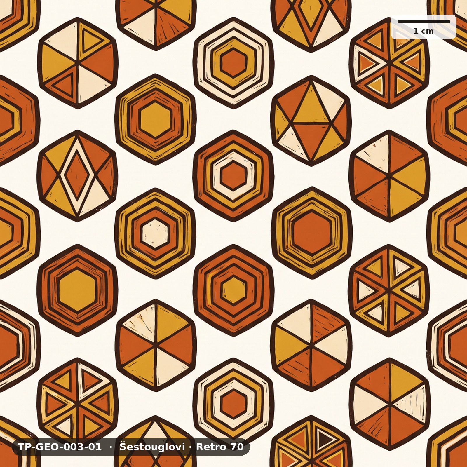 Šestouglovi · Retro 70 – TP-GEO-003-01