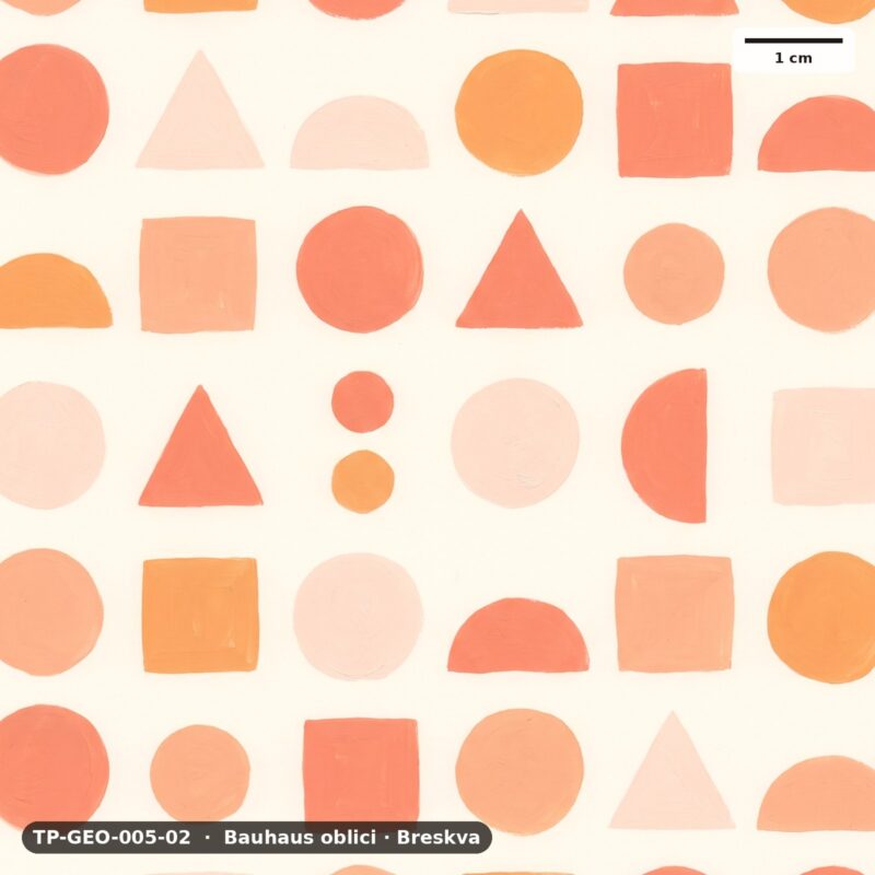 Bauhaus oblici · Breskva – TP-GEO-005-02