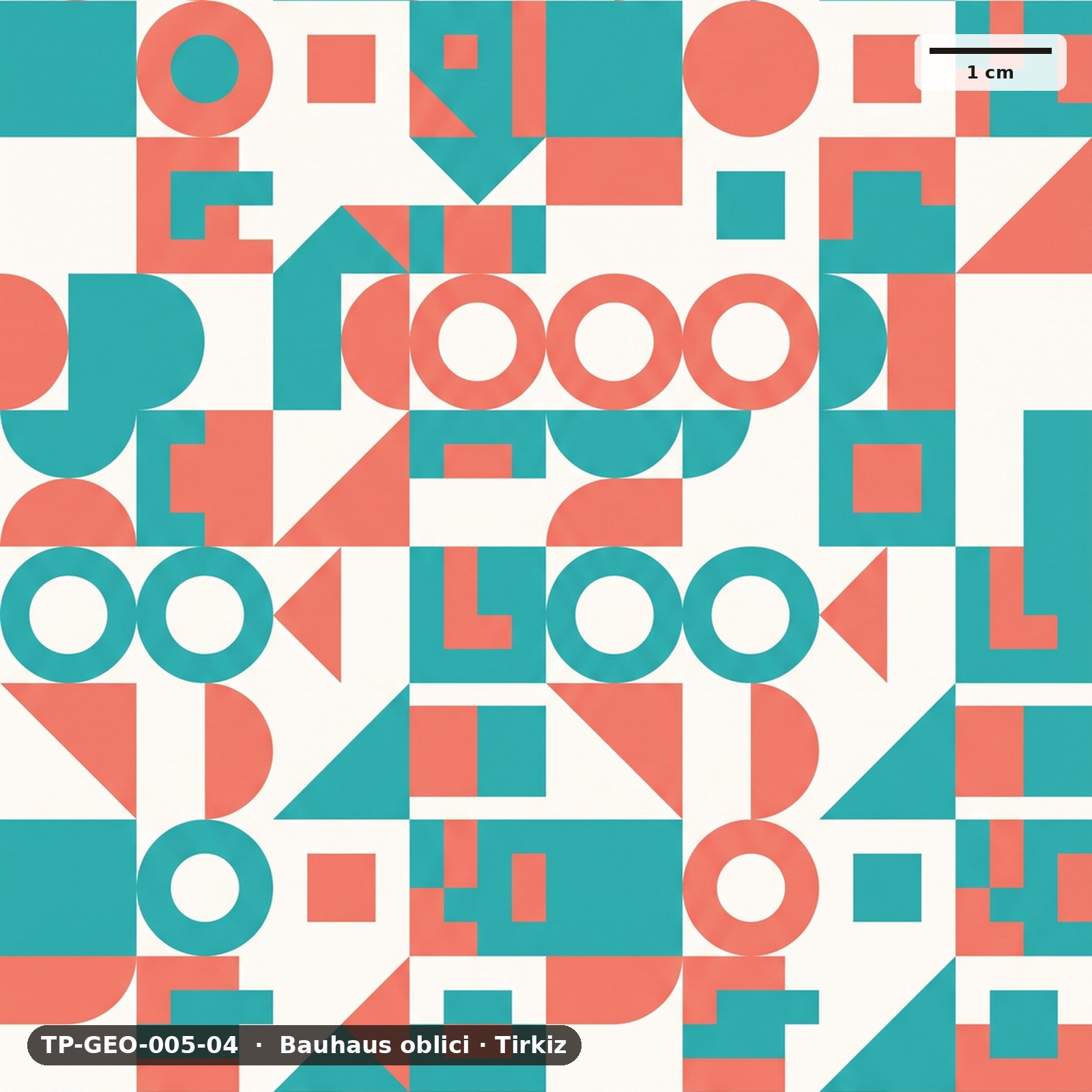 Bauhaus oblici · Tirkiz – TP-GEO-005-04