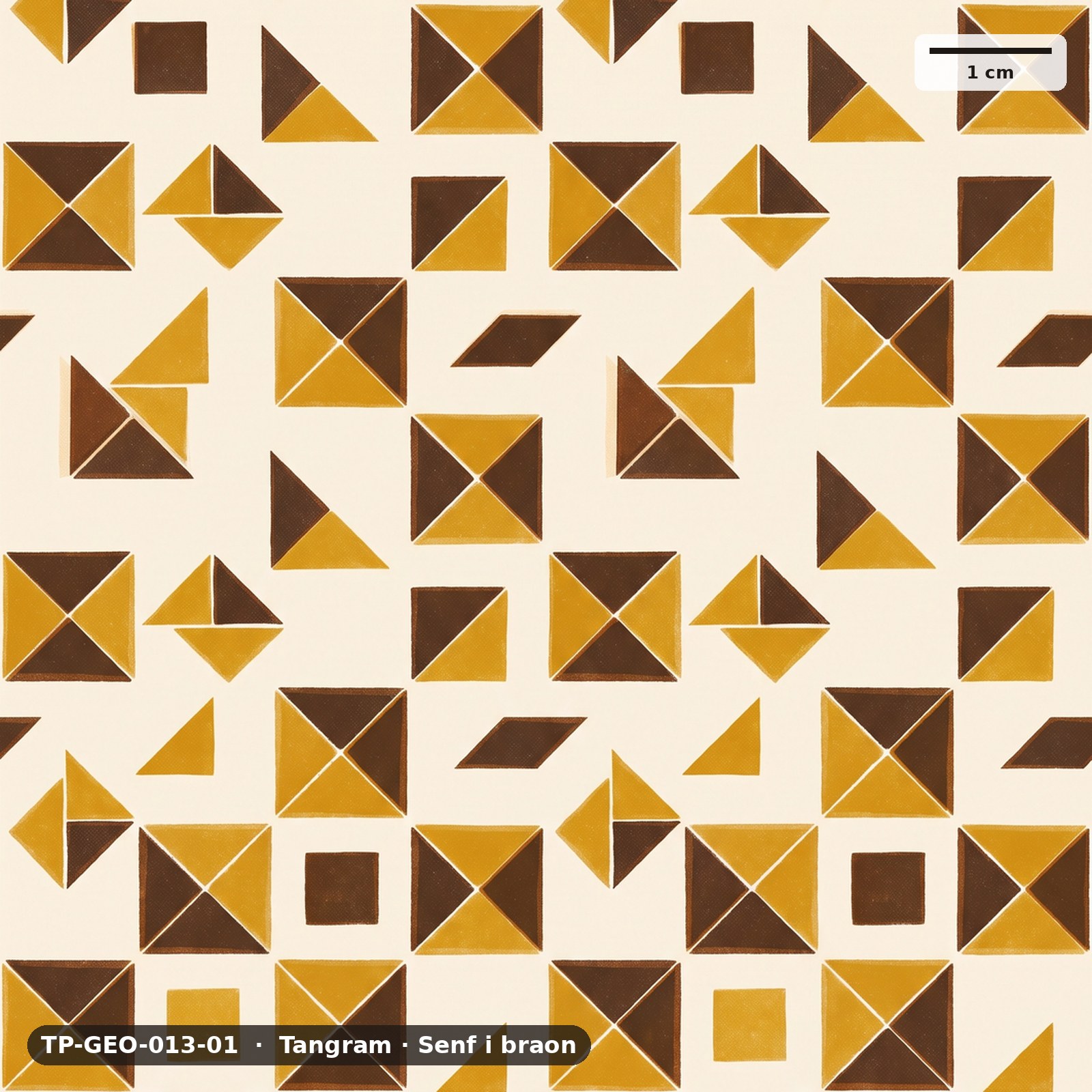 Tangram · Senf i braon – TP-GEO-013-01