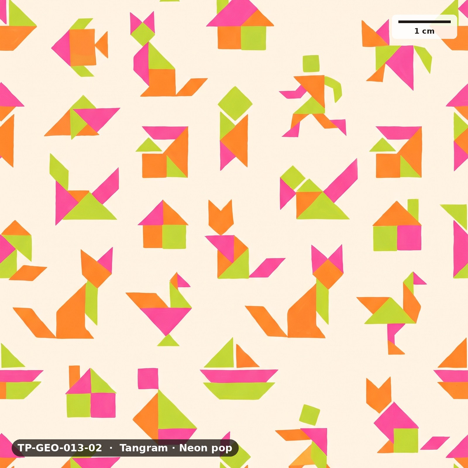 Tangram · Neon pop – TP-GEO-013-02