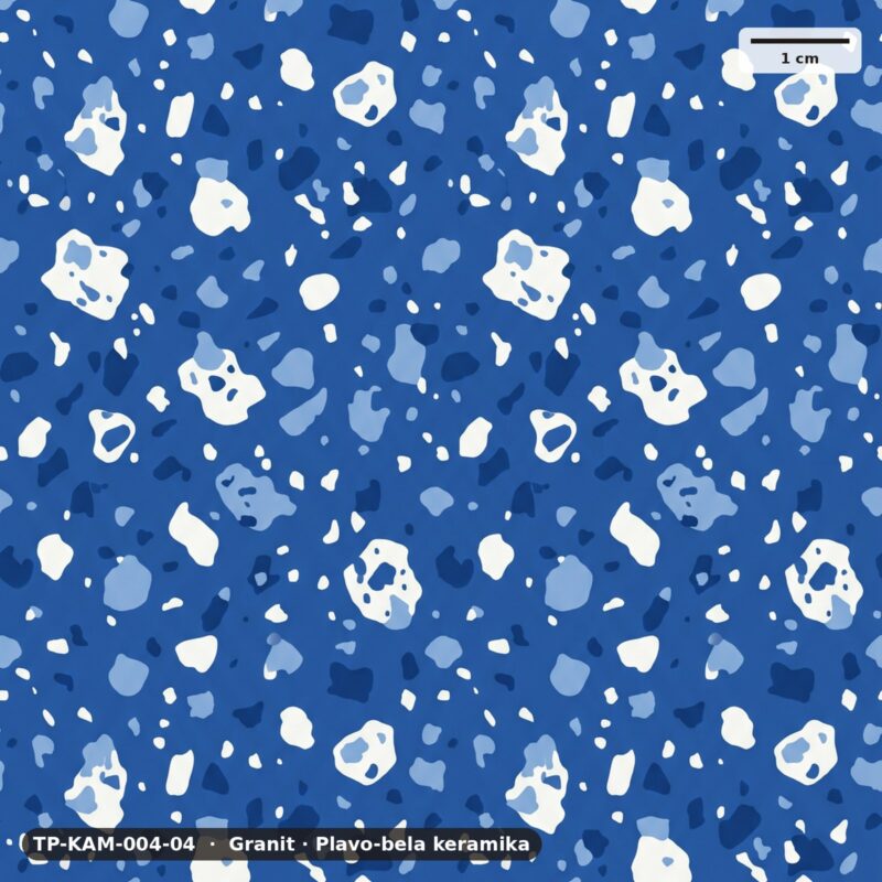 Granit · Plavo-bela keramika – TP-KAM-004-04