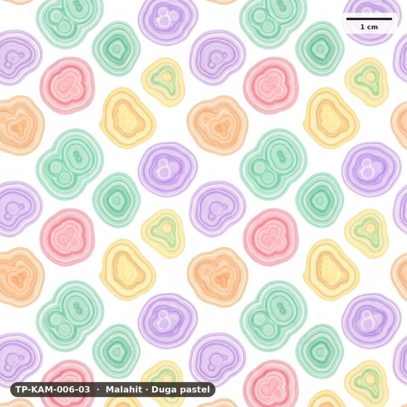 Malahit · Duga pastel – TP-KAM-006-03