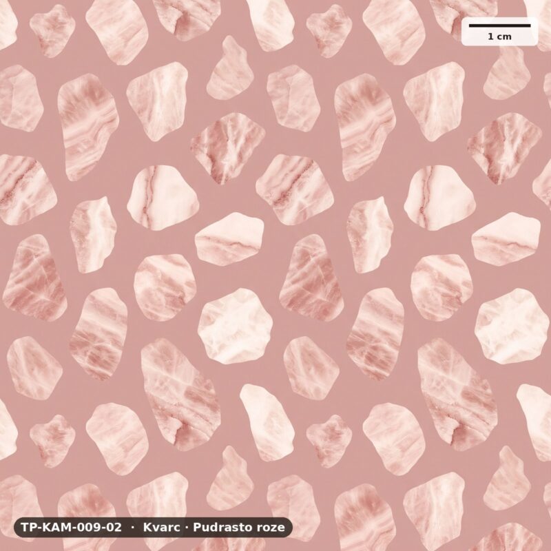 Kvarc · Pudrasto roze