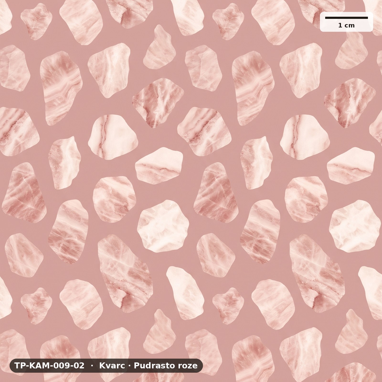 Kvarc · Pudrasto roze – TP-KAM-009-02