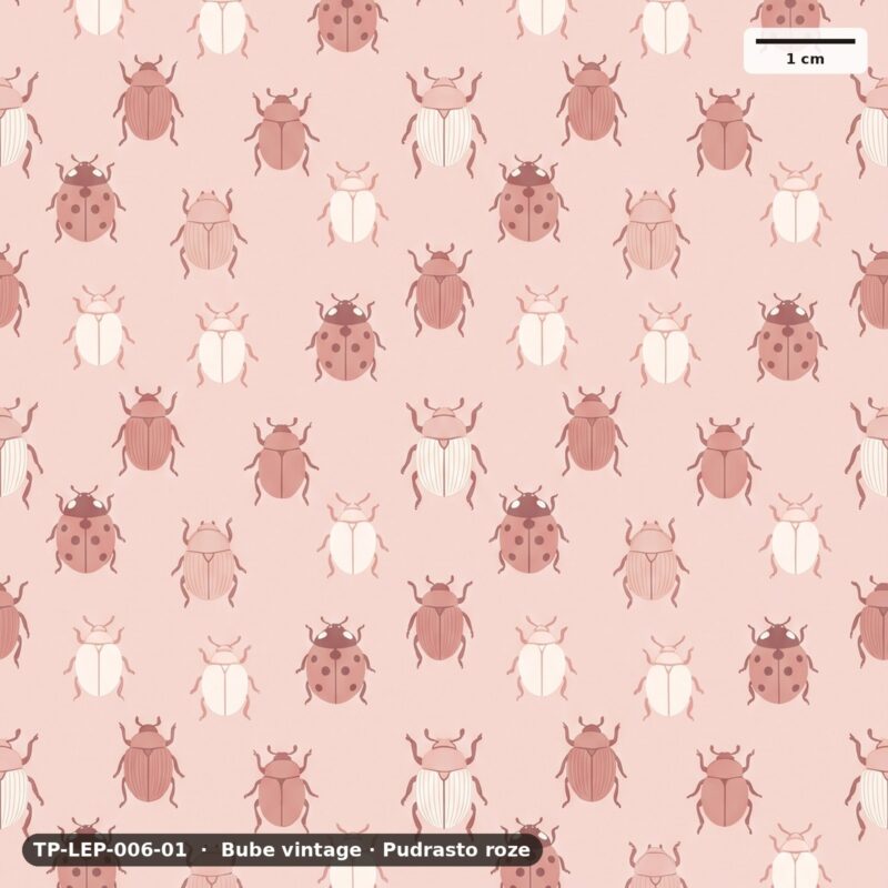 Bube vintage · Pudrasto roze – TP-LEP-006-01