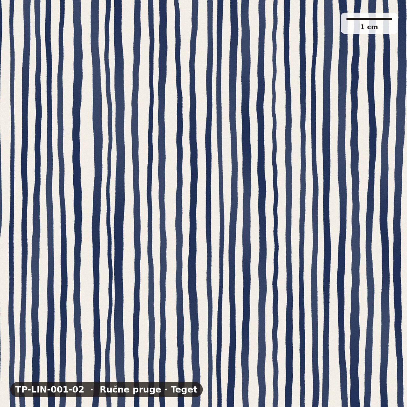 Ručne pruge · Teget – TP-LIN-001-02