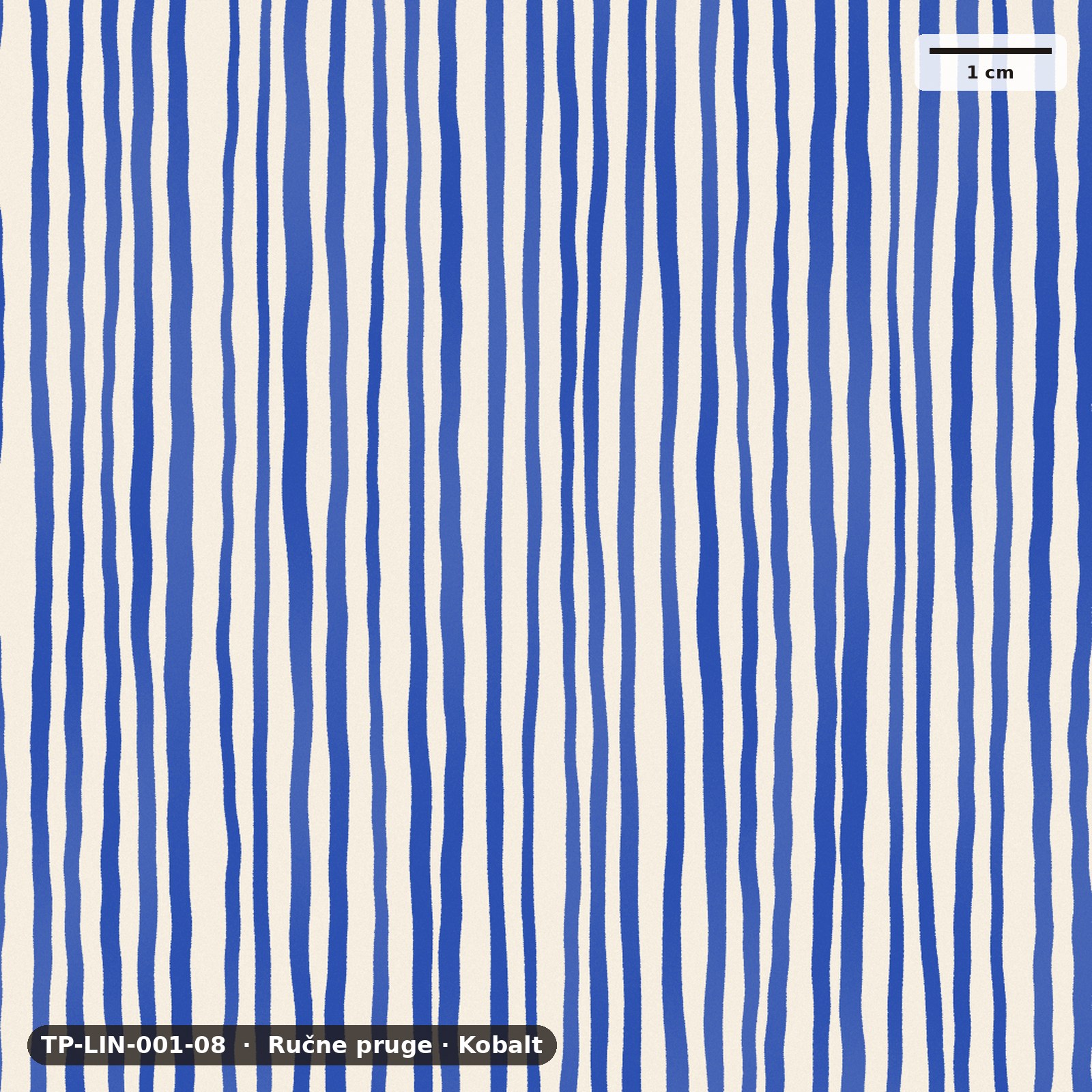 Ručne pruge · Kobalt – TP-LIN-001-08