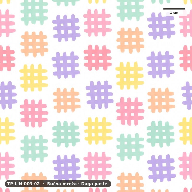 Ručna mreža · Duga pastel – TP-LIN-003-02