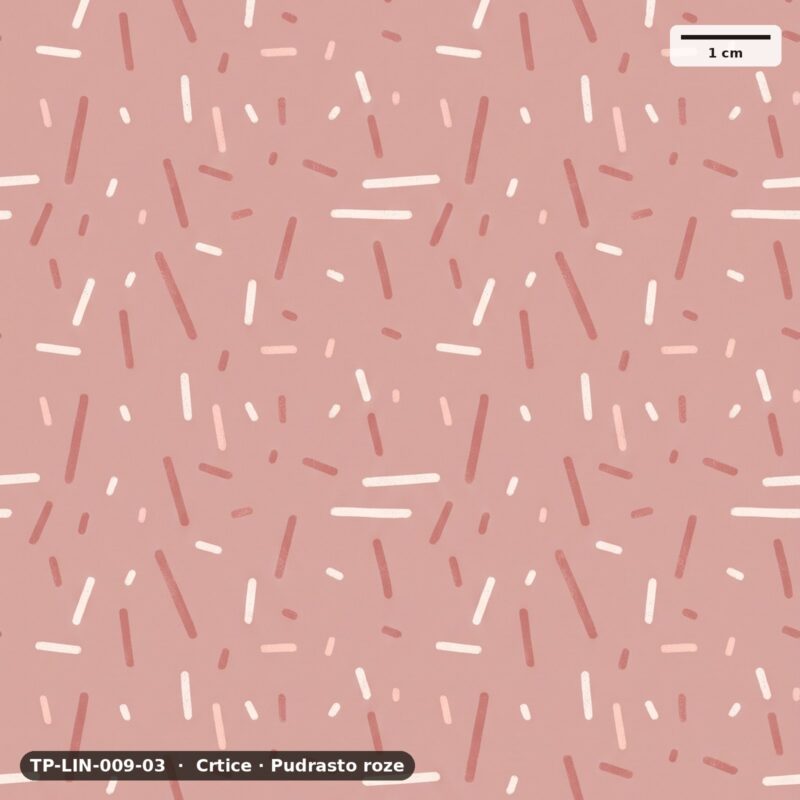 Crtice · Pudrasto roze – TP-LIN-009-03