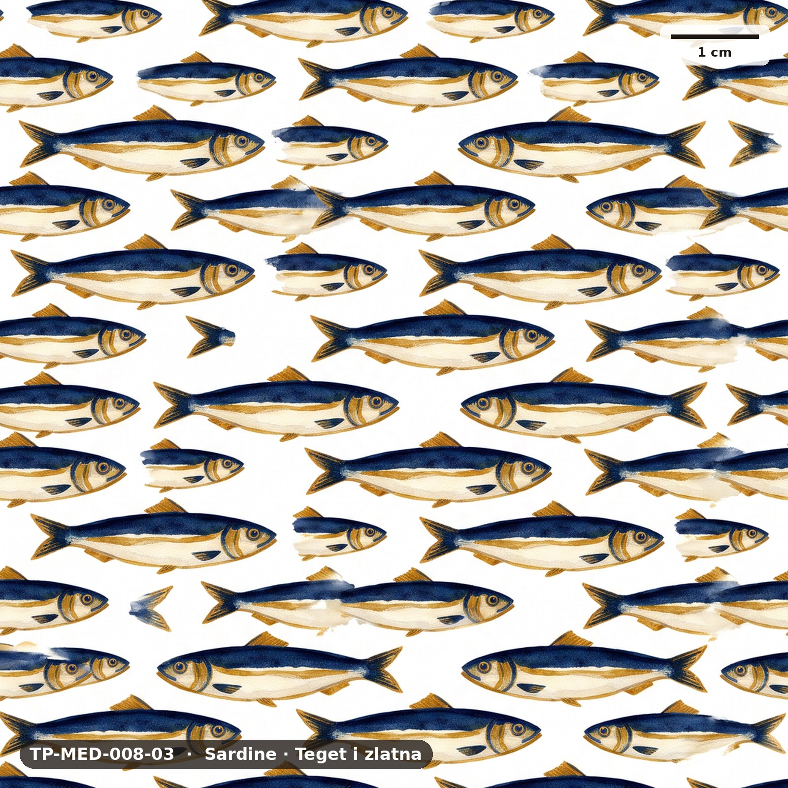 Sardine · Teget i zlatna – TP-MED-008-03