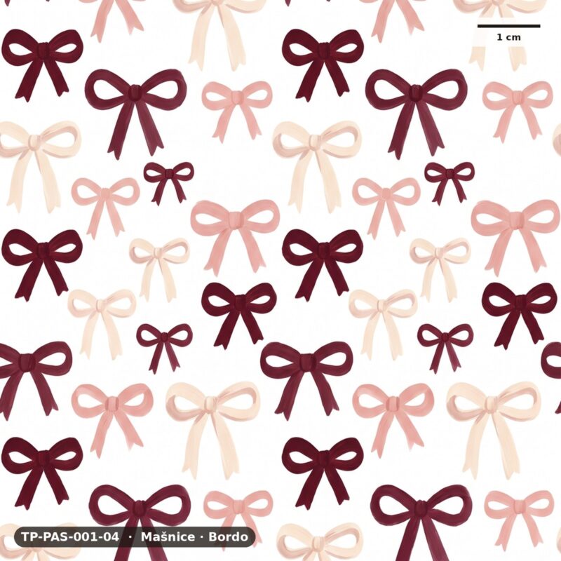 Mašnice · Bordo – TP-PAS-001-04
