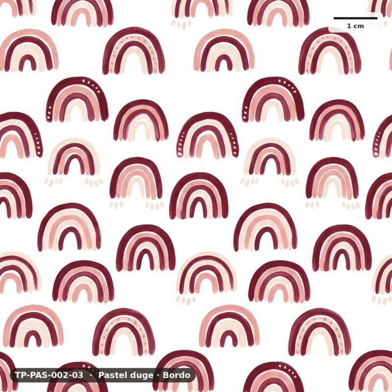 Pastel duge · Bordo – TP-PAS-002-03