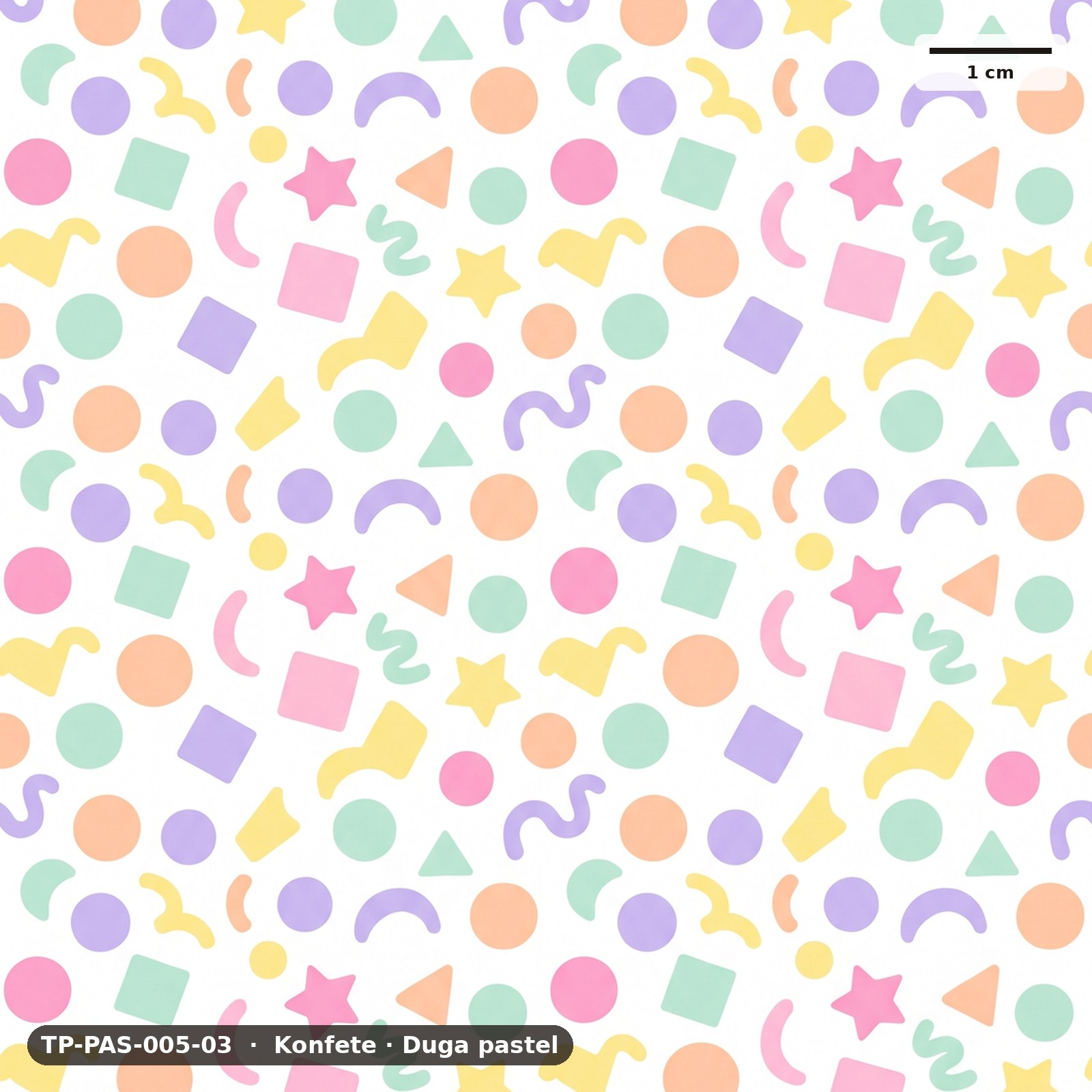 Konfete · Duga pastel – TP-PAS-005-03