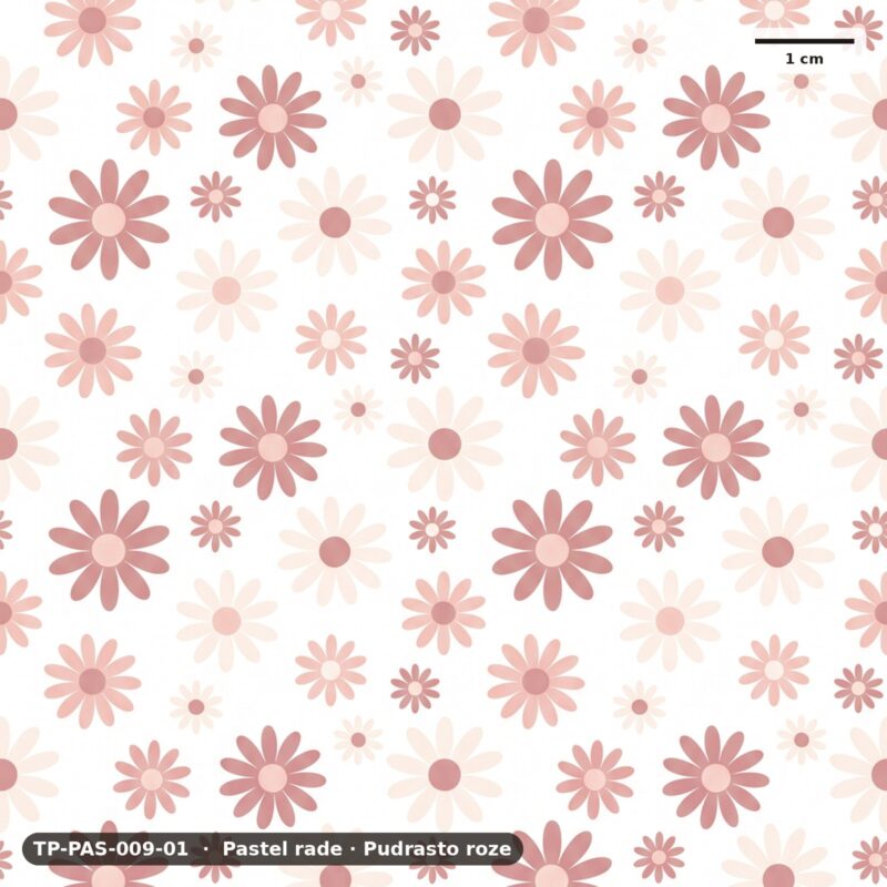 Pastel rade · Pudrasto roze – TP-PAS-009-01