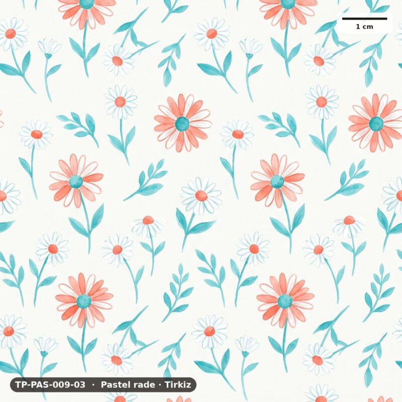 Pastel rade · Tirkiz – TP-PAS-009-03