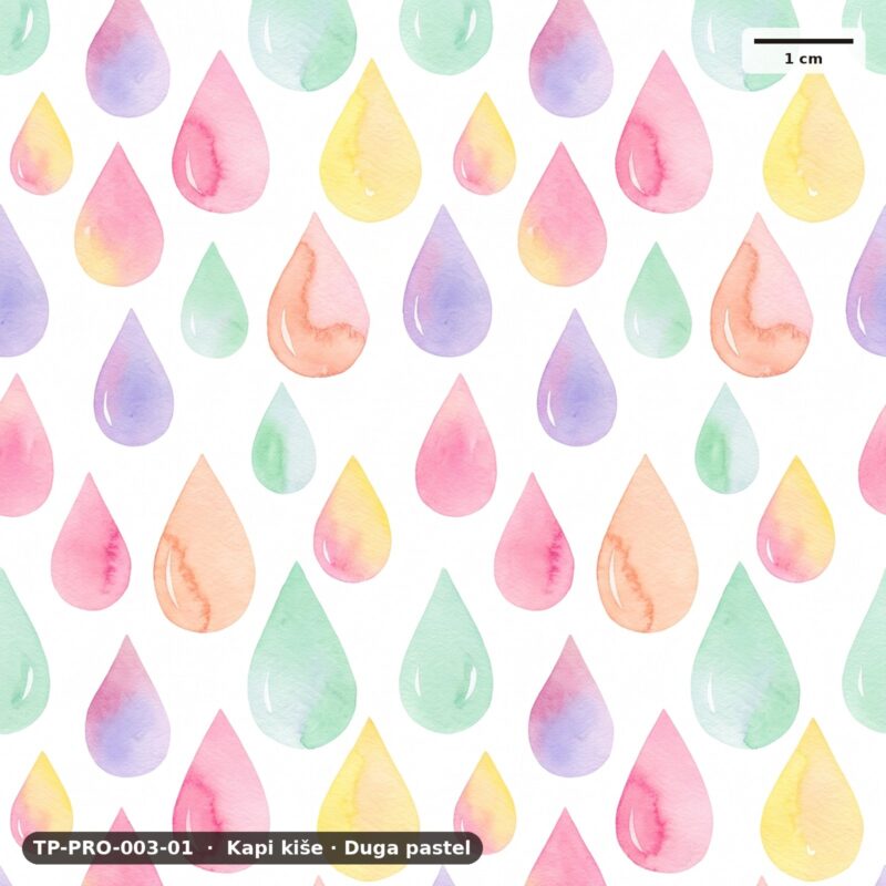 Kapi kiše · Duga pastel – TP-PRO-003-01