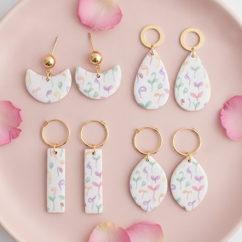 Klice · Duga pastel – primer minđuša