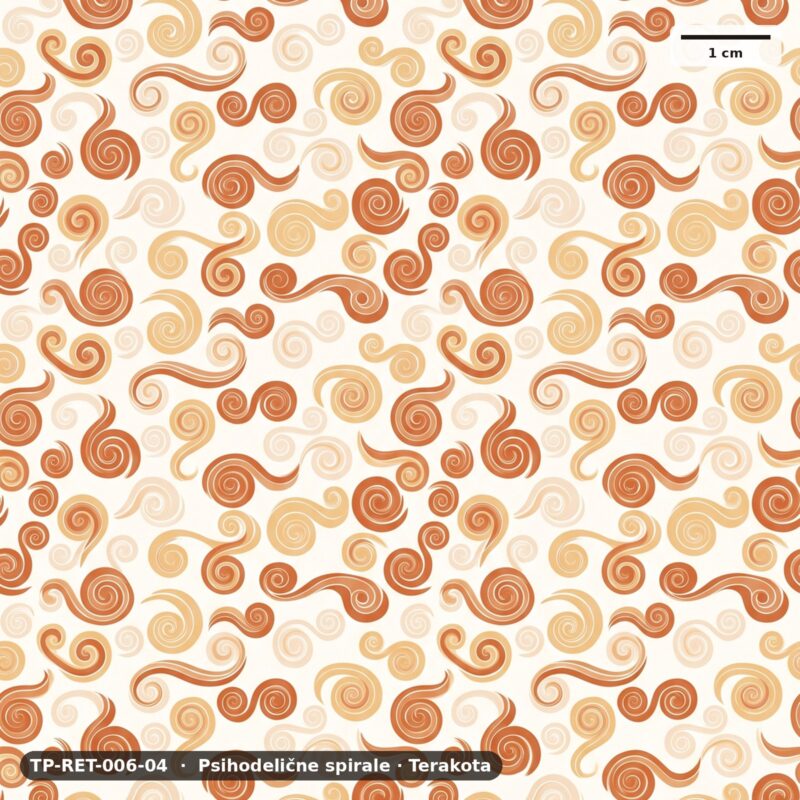 Psihodelične spirale · Terakota – TP-RET-006-04