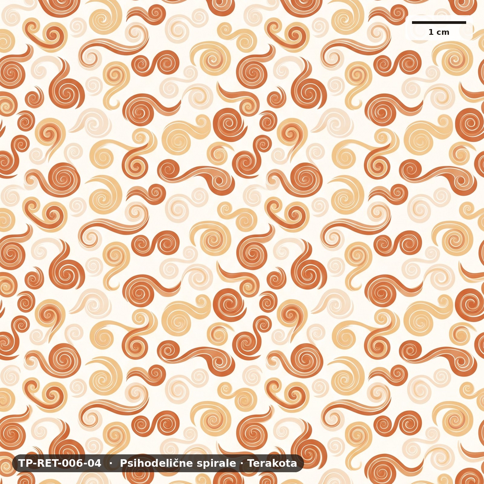 Psihodelične spirale · Terakota – TP-RET-006-04