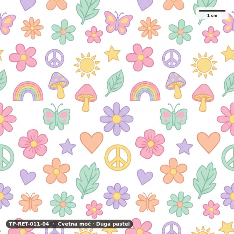 Cvetna moć · Duga pastel – TP-RET-011-04