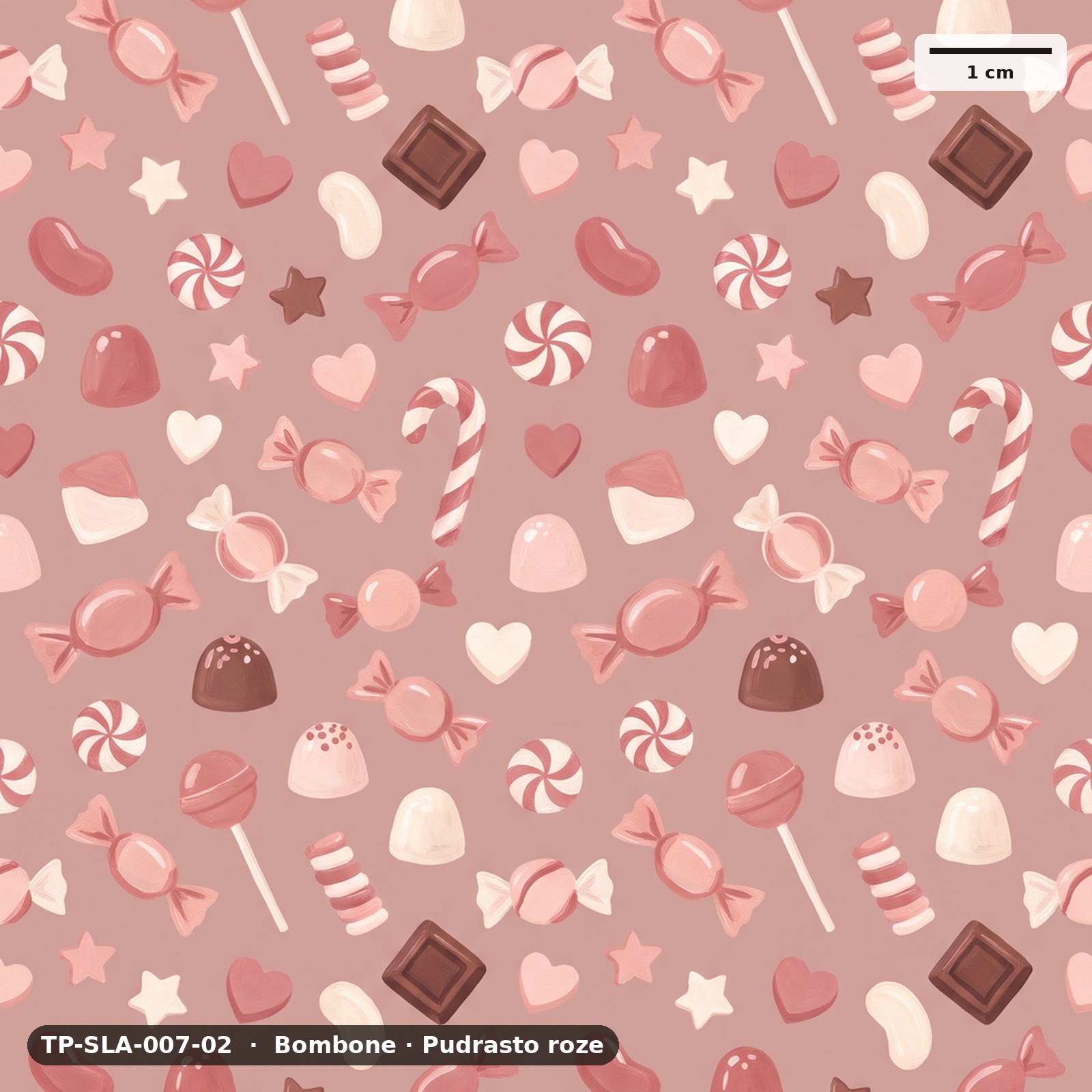 Bombone · Pudrasto roze – TP-SLA-007-02