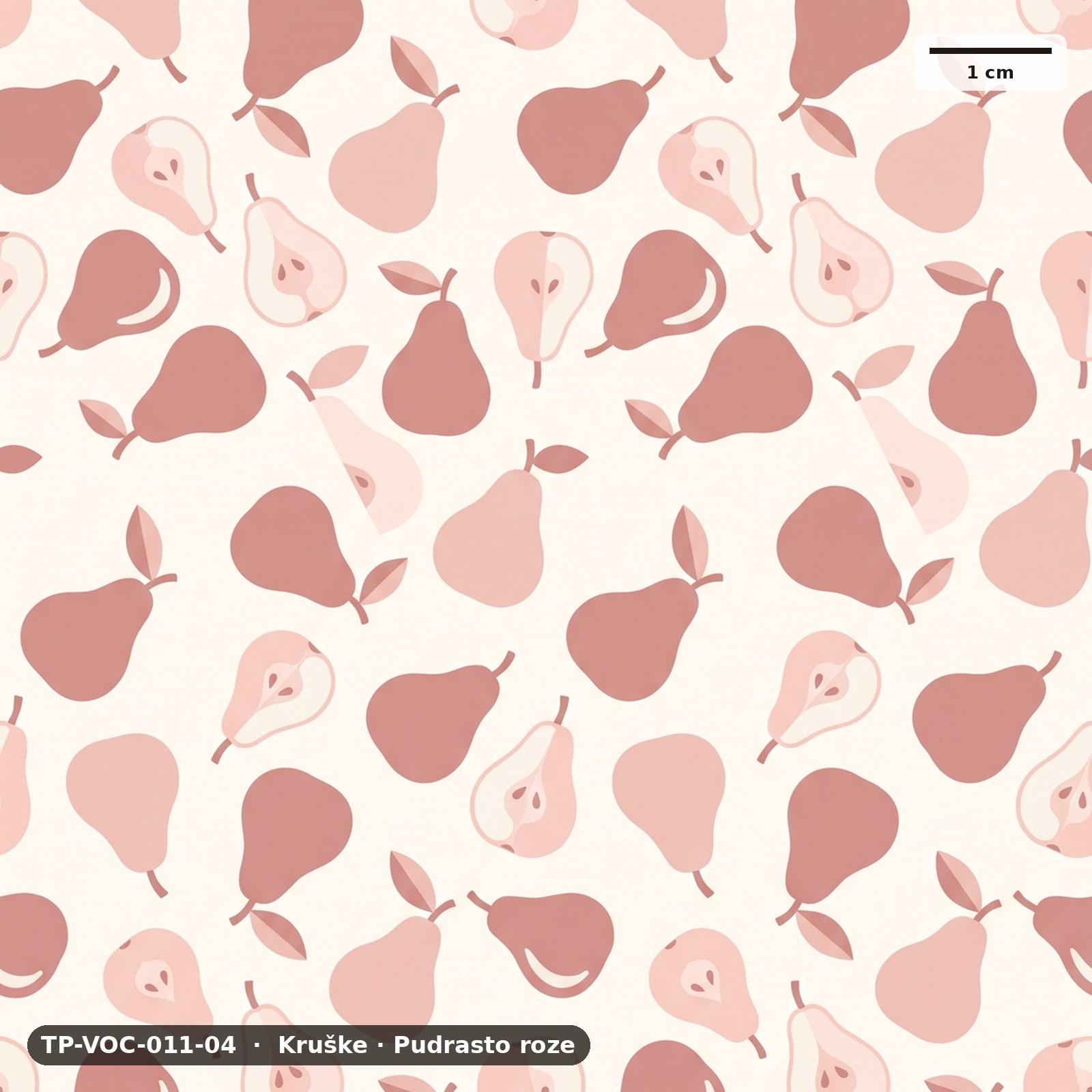 Kruške · Pudrasto roze – TP-VOC-011-04