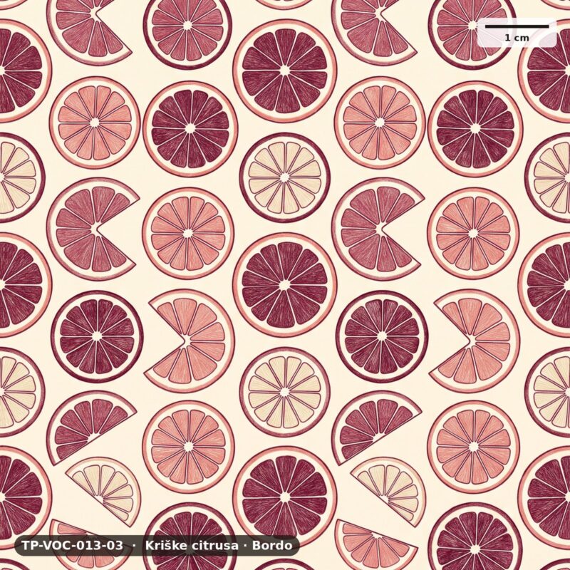 Kriške citrusa · Bordo – TP-VOC-013-03