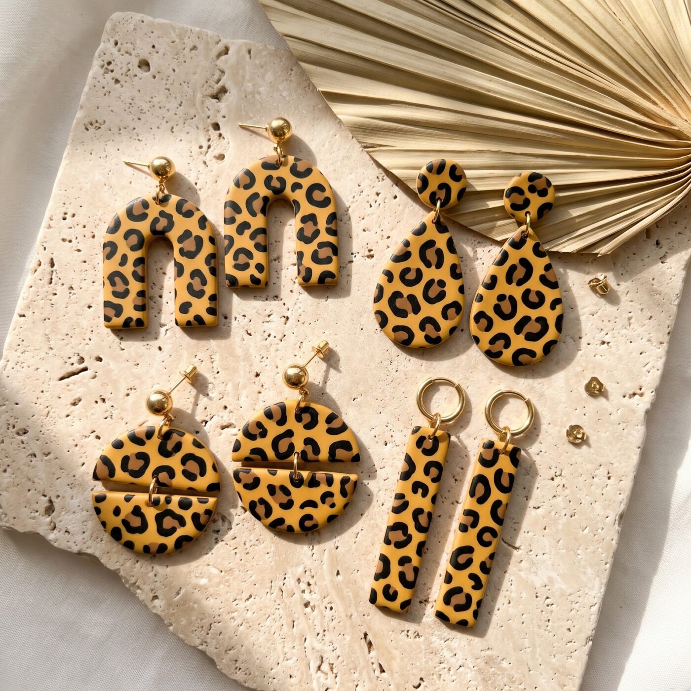 Leopard · Zlatni – primer minđuša