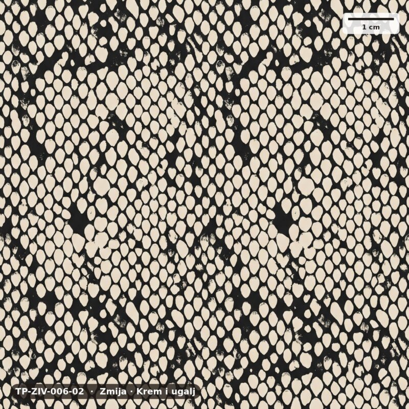 Zmija · Krem i ugalj – TP-ZIV-006-02