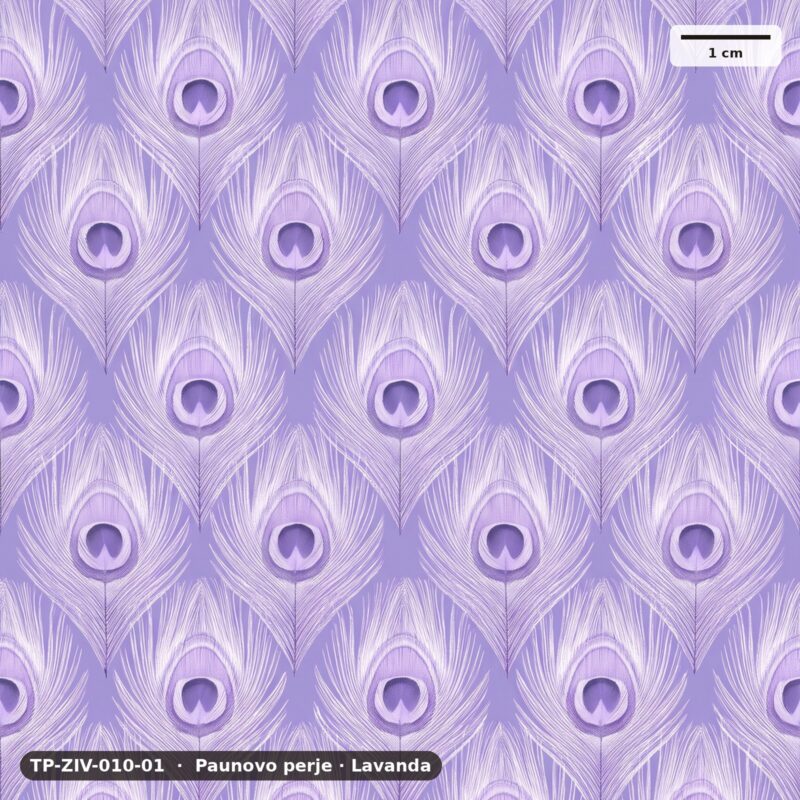 Paunovo perje · Lavanda – TP-ZIV-010-01