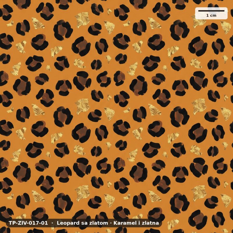 Leopard sa zlatom · Karamel i zlatna – TP-ZIV-017-01